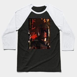 Dredd Worn japanese poster design Baseball T-Shirt